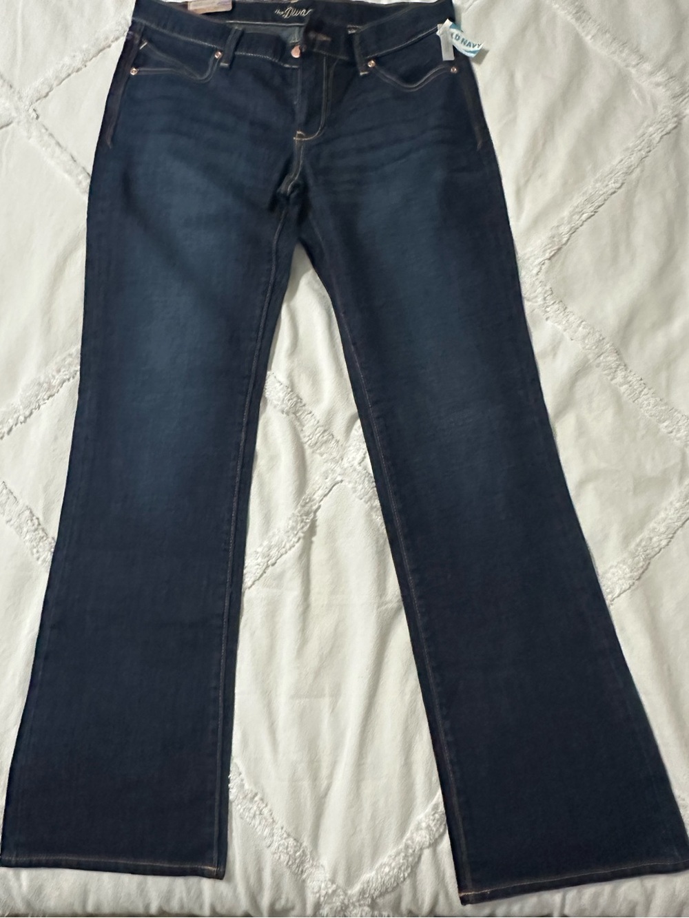 Old Navy Dark Indigo Wide Leg Jeans
